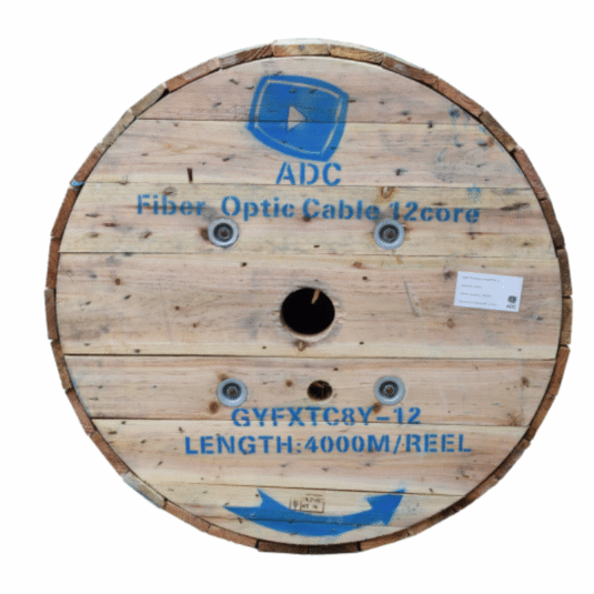 FIBRA ÓPTICA 12 HILOS MENSAJERO x 4Km SPAN 120