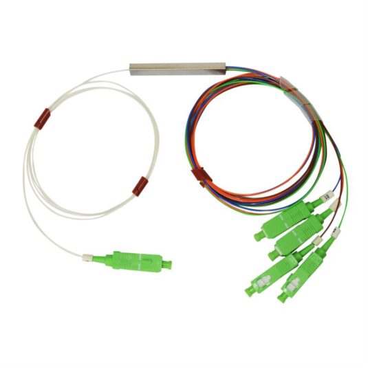 SPLITTER OPTICO 1X4 CONECTORIZADO SC/APC