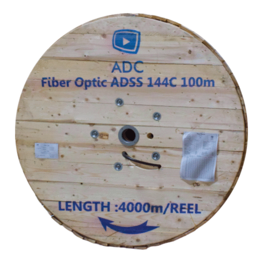 FIBRA OPTICA ADSS 144 HILOS SPAN 100M