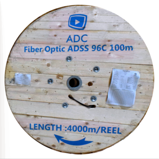 FIBRA OPTICA ADSS 96 HILOS SPAN 100M